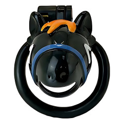 Cage de chasteté EQUIX 6 x 3 cm Noire de CockLock 2