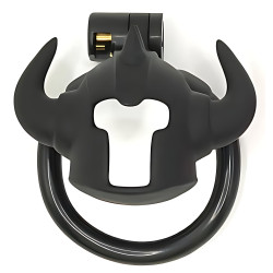 Cage de chasteté CASKAUR Noire 5 x 3 cm par CockLock 2