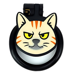 Cage de chasteté plate KITT-GRR Noire de CockLock 2