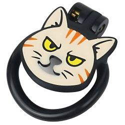 Cage de chasteté plate KITT-GRR Noire de CockLock