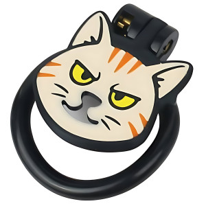 Cage de chasteté plate KITT-GRR Noire de CockLock