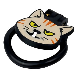 Cage de chasteté plate KITT-GRR Noire de CockLock