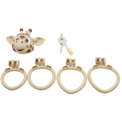 Cage de chasteté Girafe SAVANNAH 5 x 3.3 cm de CockLock 2