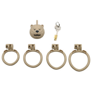 Cage de chasteté Ours BEARRY 4 x 3.8 cm de CockLock
