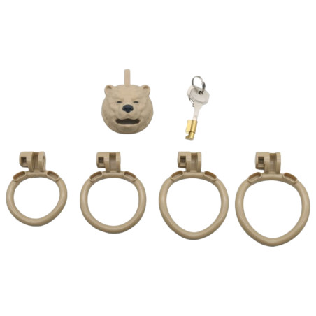 Cage de chasteté Ours BEARRY 4 x 3.8 cm de CockLock