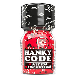 Poppers HANKY CODE ROUGE 10 ml - Idéal Fisting