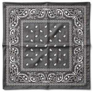 Foulard Bandana HANKY CODE 58 x 58 cm Gris