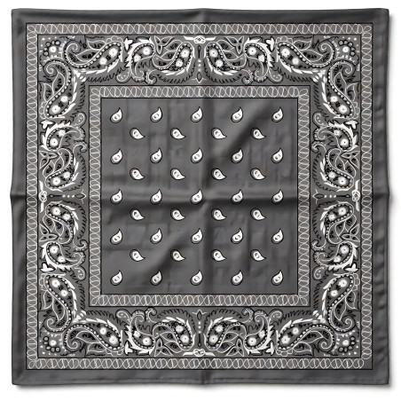 Foulard Bandana HANKY CODE 58 x 58 cm Gris