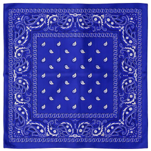 Foulard Bandana HANKY CODE 58 x 58 cm Bleu