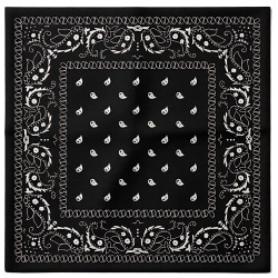 Foulard Bandana HANKY CODE 58 x 58 cm Noir 2