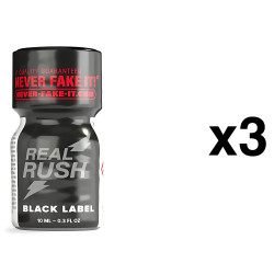 REAL RUSH BLACK LABEL 10ml x3
