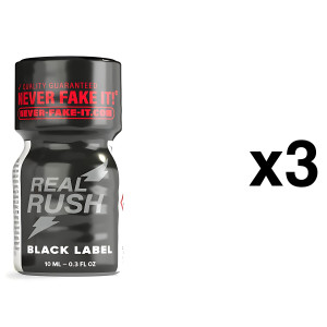 REAL RUSH BLACK LABEL 10ml x3