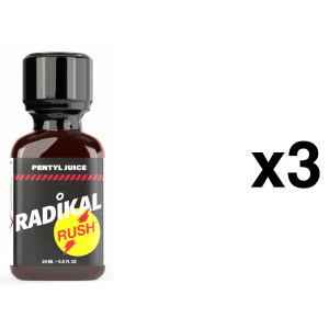Poppers RADIKAL RUSH PENTYL JUICE 24ml x3