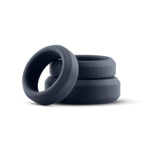 Lot de 3 cockrings en silicone de Boners