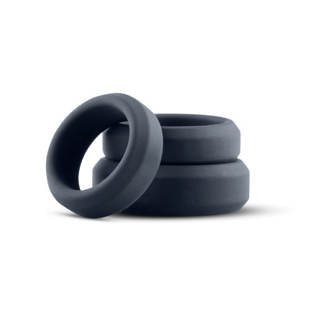 Lot de 3 cockrings en silicone de Boners