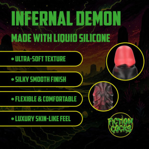 Gode Monstre INFERNAL DEMON 20 x 6cm de Fiction Cocks