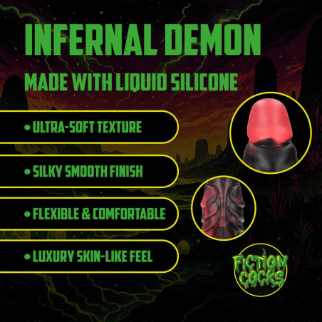 Gode Monstre INFERNAL DEMON 20 x 6cm de Fiction Cocks