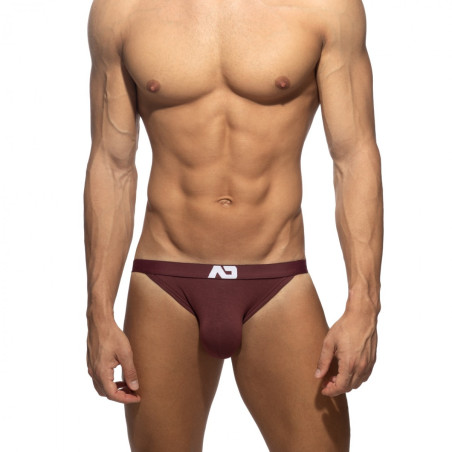 Jockstrap BAMBOO SKIN Grenat de Addicted