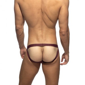 Jockstrap BAMBOO SKIN Grenat de Addicted