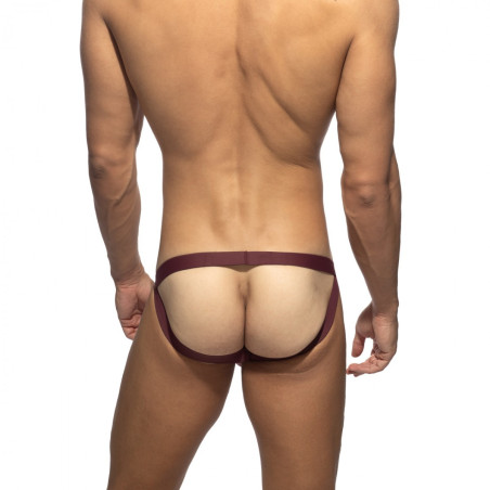 Jockstrap BAMBOO SKIN Grenat de Addicted