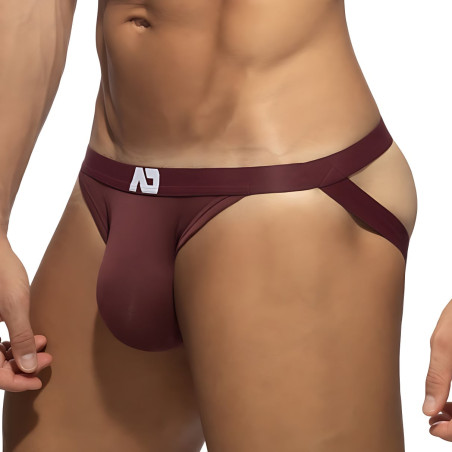 Jockstrap BAMBOO SKIN Grenat de Addicted