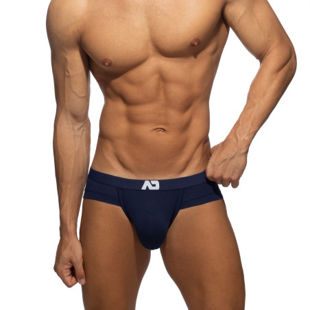 Slip Cheeky Brief BAMBOO SKIN Bleu marine de Addicted