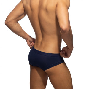 Slip Cheeky Brief BAMBOO SKIN Bleu marine de Addicted