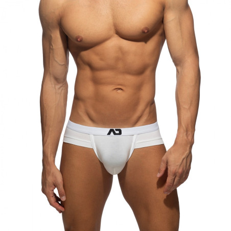 Slip Cheeky Brief BAMBOO SKIN Blanc de Addicted