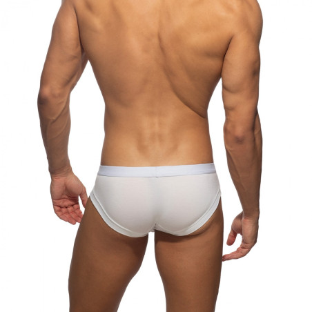 Slip Cheeky Brief BAMBOO SKIN Blanc de Addicted