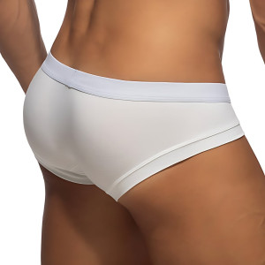 Slip Cheeky Brief BAMBOO SKIN Blanc de Addicted
