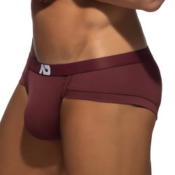 Slip Cheeky Brief BAMBOO SKIN Grenat de Addicted
