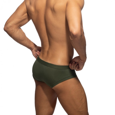 Slip Cheeky Brief BAMBOO SKIN Kaki de Addicted