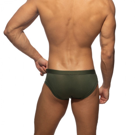 Slip Cheeky Brief BAMBOO SKIN Kaki de Addicted