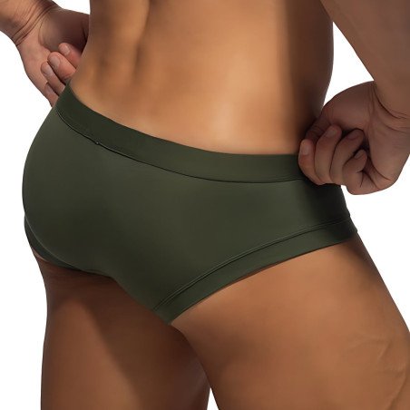 Slip Cheeky Brief BAMBOO SKIN Kaki de Addicted
