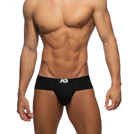 Slip Cheeky Brief BAMBOO SKIN Noir de Addicted