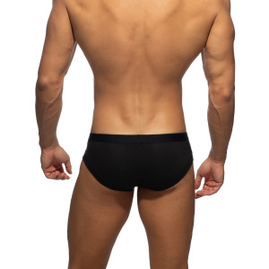 Slip Cheeky Brief BAMBOO SKIN Noir de Addicted