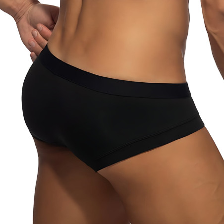 Slip Cheeky Brief BAMBOO SKIN Noir de Addicted
