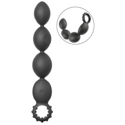 Boules anales vibrantes FLEX ANOS 18.5 x 4.7 cm