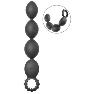 Boules anales vibrantes FLEX ANOS 18.5 x 4.7 cm