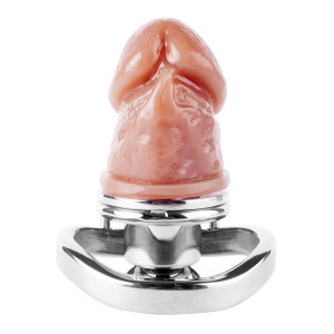Mini cage de chasteté DICKON M avec Pénis de CockLock