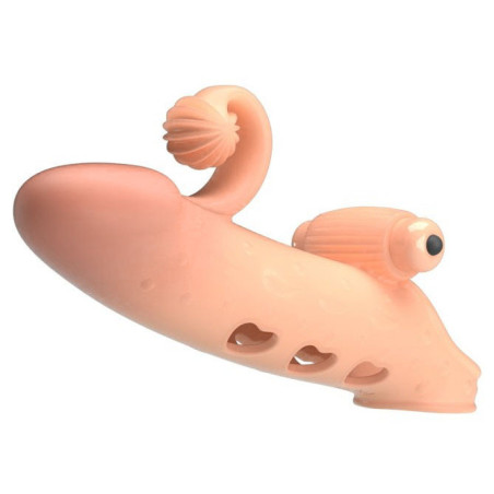 Gaine à pénis vibrante VIBES HEART de ExtendMyDick