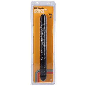 Double gode xl de 45cm Doc Johnson couleur noir