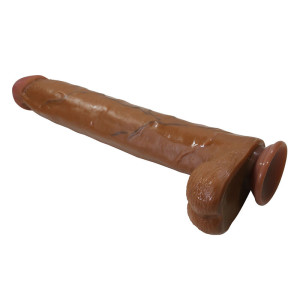 Gode réaliste DANY 31 x 5.7cm Marron de Pretty Love