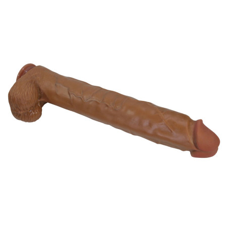 Gode réaliste PAT 34 x 6.3cm Marron de Pretty Love