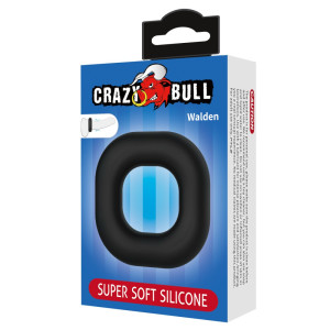 Cockring carré Silicone WALDEN 32mm de Crazy Bull