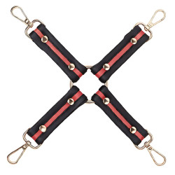 Connecteur de menottes COLORSBAND CROSS Rouge par LuxuryFantasy