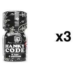 Poppers HANKY CODE NOIR 10ml x3
