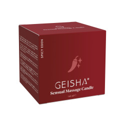 Bougie de massage SPICY EDEN de Geisha 2