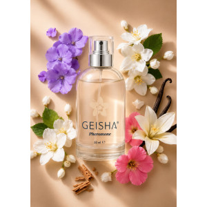Parfum aux phéromones VANILLA FLOWER de Geisha 50ml