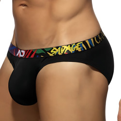 Mini Slip SAVAGE AD Noir de Addicted